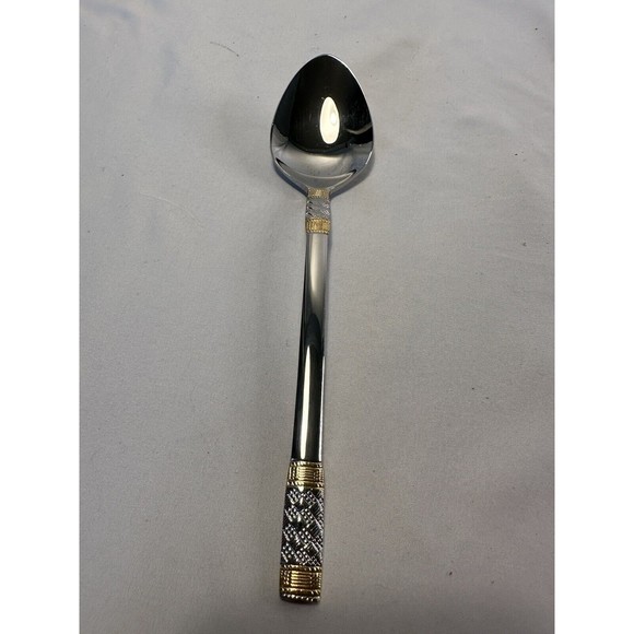 Golden Aegean Weave by Wallace Sterling Silver individual Soup Spoon 7.25"